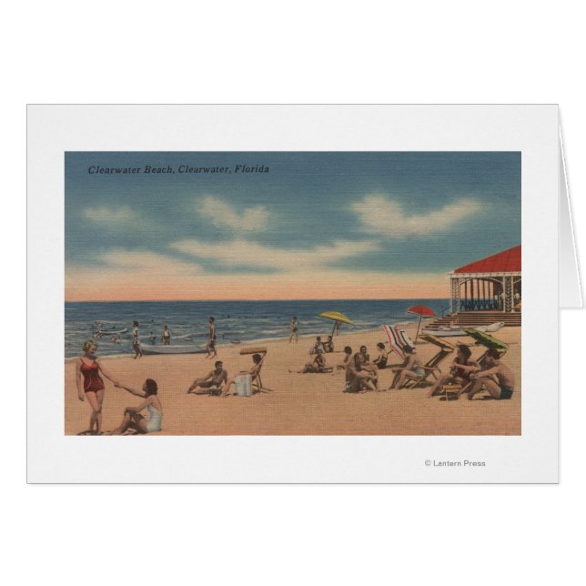 Clearwater, Florida - View of Clearwater Beach (Front Horizontal)