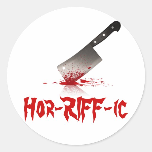 Cleave it to me! classic round sticker (Front)