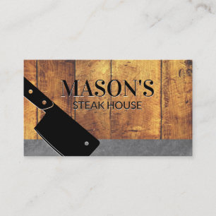 Cleaver Wood and Slate Business Card