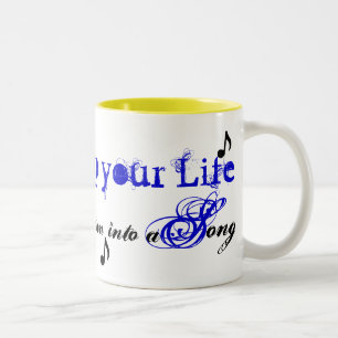 Clef-Music-Note, sing.. Two-Tone Coffee Mug