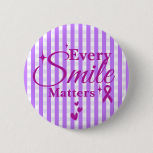 Cleft Lip and Palate Awareness 2 Inch Round Button