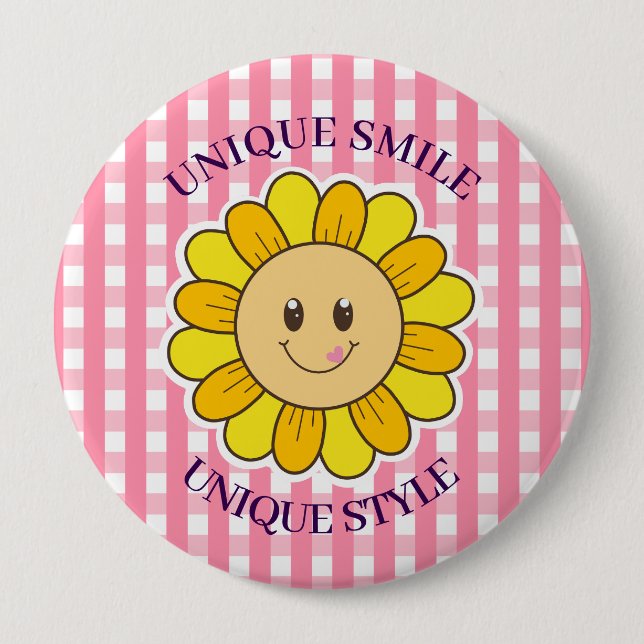 Cleft Lip and Palate Awareness 4 Inch Round Button (Front)