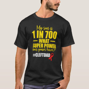 Cleft Palate Lip Dad Son Strong Awareness T-Shirt