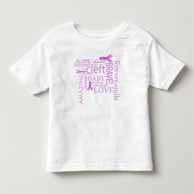 Cleft Words Toddler T-shirt (Front)