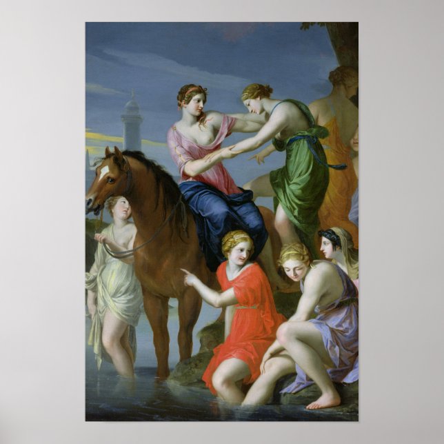 Clelia Crossing the Tiber Poster (Front)