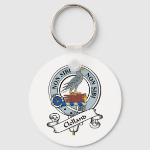 Clelland Clan Badge Keychain