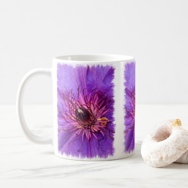 CLEMATIS COFFEE MUG (With Donut)