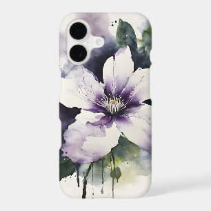 Clematis - Fleurs aquarelles