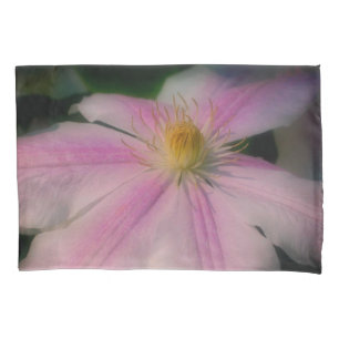 Clematis Flower Petals Up Close   Pillowcase