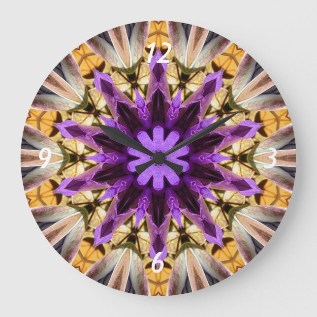 CLEMATIS LARGE CLOCK (Front)