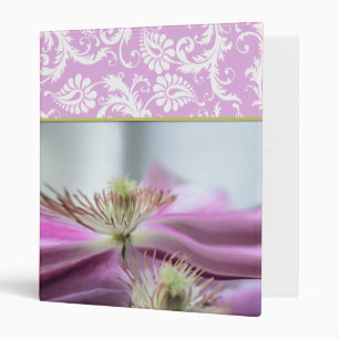 Clematis Lavande Damask blanche Classeur