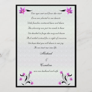 Clematis sur Stoney Path faire-part d'élévation