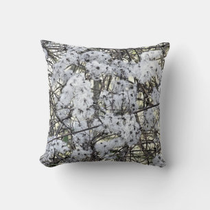 CLEMATIS THROW PILLOW