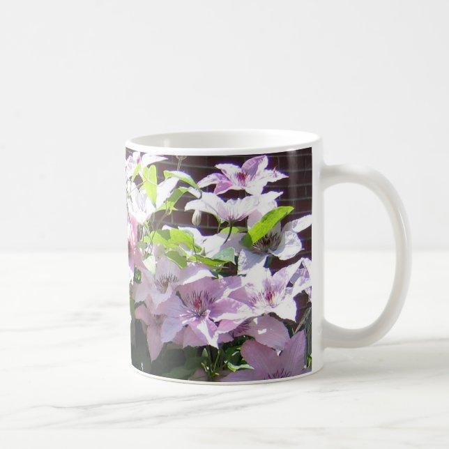 Clematis Vine Coffee Mug (Right)