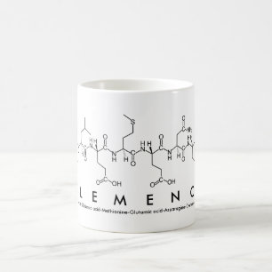 Clémence peptide name mug