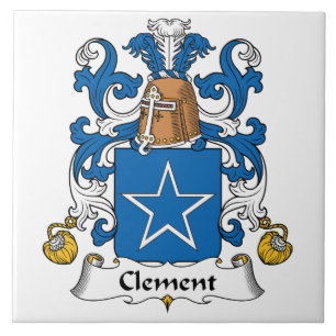 Clement Family Crest Tile