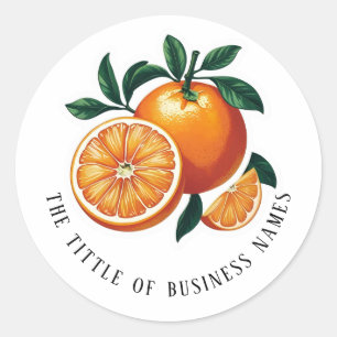Clementine classic round sticker