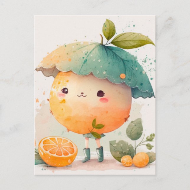Clementine Holiday Postcard (Front)