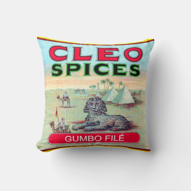 Cleo Spices Pillow (Front)