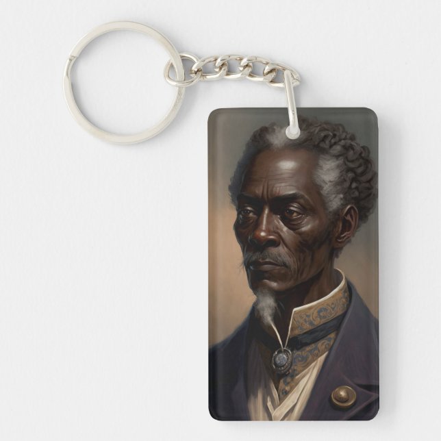 Cleon Portrait Painting Keychain (Front)