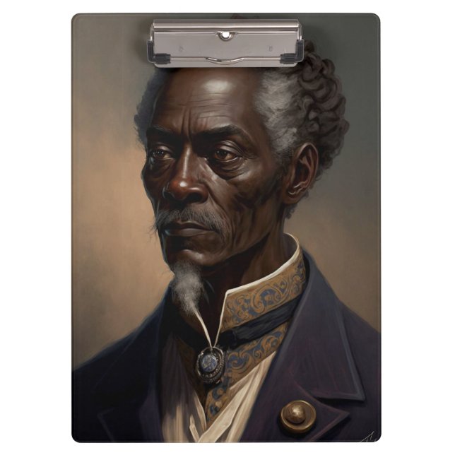 Cleon Portrait Paintings Clipboard (Front)