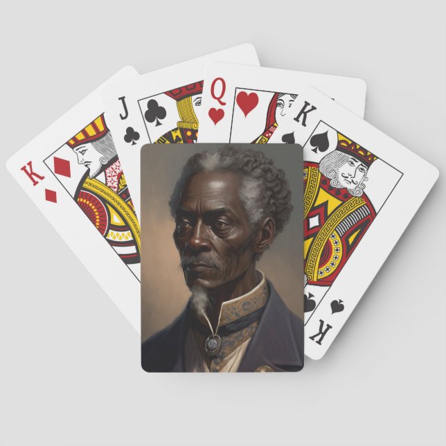 Cleon Portrait Paintings Playing Cards (Back)