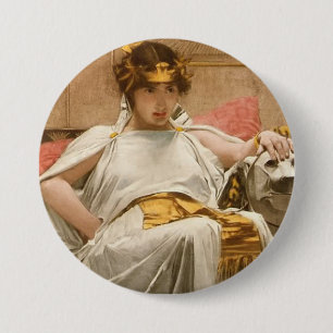 Cleopatra 3 Inch Round Button