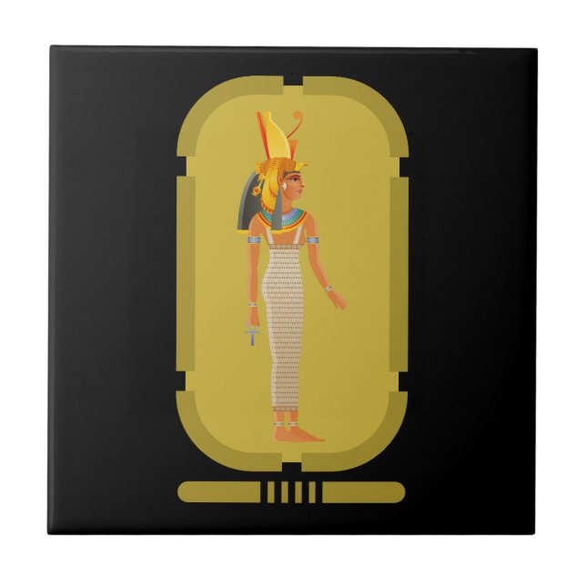 Cleopatra Ceramic Tile (Front)