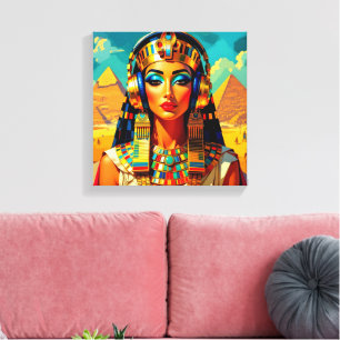 CLEOPATRA QUEEN OF THE NILE CANVAS PRINT