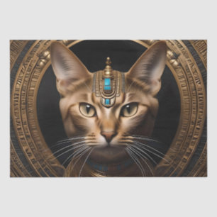 Cleopatra The Gold Egyptian Cat, Tissue Paper