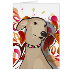 Cleopatra the Greyhound Graphic Portrait