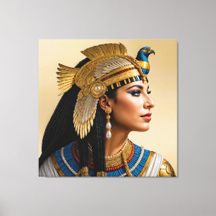“Cleopatra VII's Realism: A Portrait”  Canvas Print