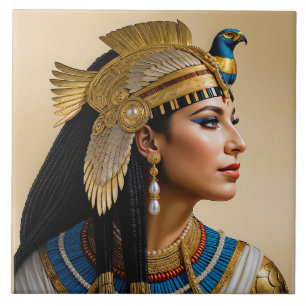 “Cleopatra VII's Realism: A Portrait” Tile