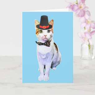 Cleopatra's Pilgrim Hat Card