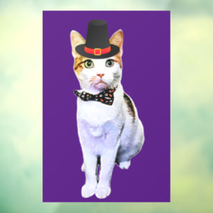 Cleopatra's Pilgrim Hat Window Cling