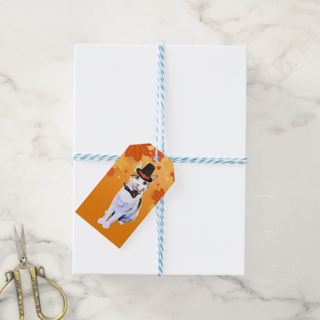 Cleopatra's Thanksgiving Gift Tags (With Twine)