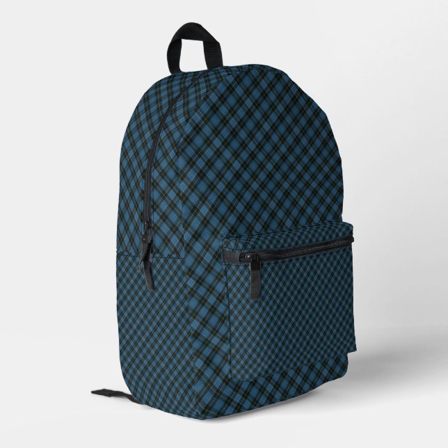 Clergy Scottish Clan Tartan  Printed Backpack (Back Corner Left)