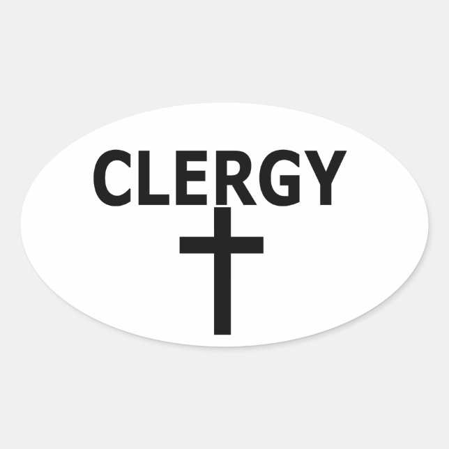 Clergy Window Sticker (Front)