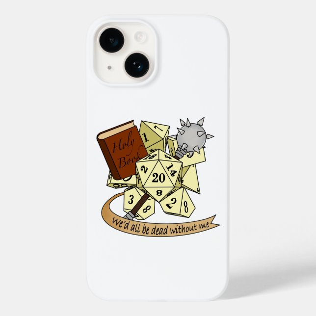 Cleric Dice Design Case-Mate iPhone Case (Back)