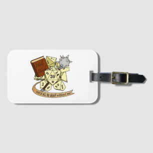 Cleric Dice Design Luggage Tag