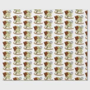 Cleric Dice Design Wrapping Paper