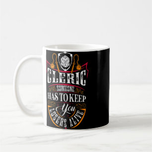 Cleric Dungeons  RPG  Dragons  Gaming 1  Coffee Mug