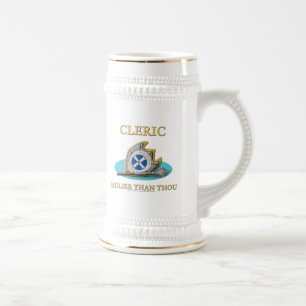 Cleric: Holier Than Thou Beer Stein