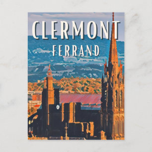 Clermont-Ferrand Photo Vintage Postcard