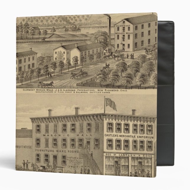Clermont Woollen Mills Binder (Front/Inside)