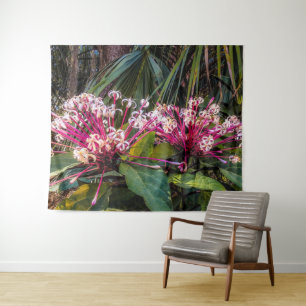 Clerodendrum Starburst Flowers Tapestry