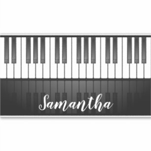 Clés de clavier de piano Sticker de contour de con