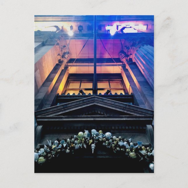 Cleveland Architecture at Christmas Postcard (Front)