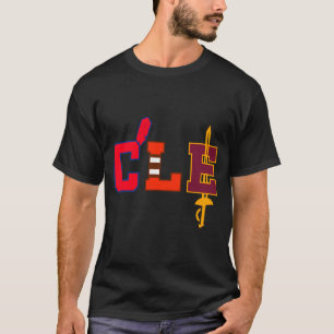 Cleveland Baseball Bats Vintage Ohio Cle Retro Gif T-Shirt