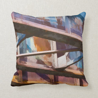 Cleveland Bridge Colours Throw Pillow
